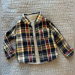 Reversible toddler button up.